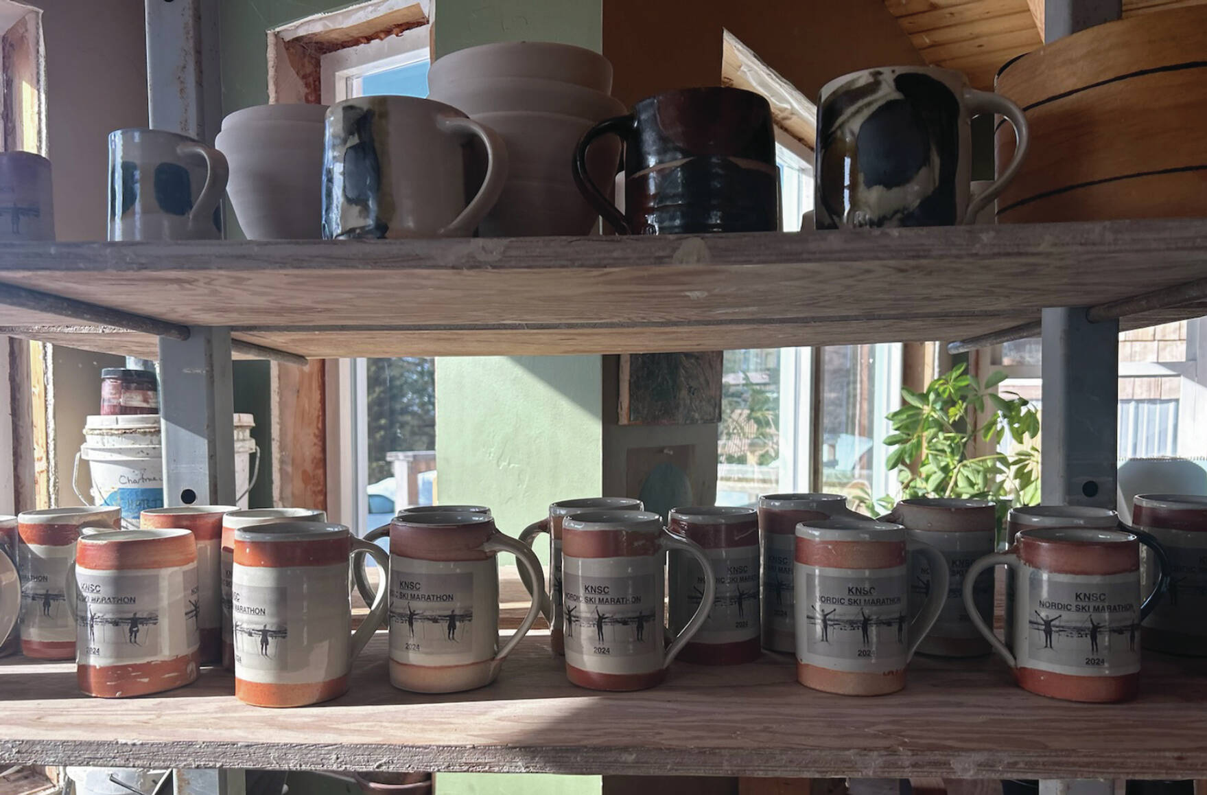 Photo provided by Megan Corazza
Lisa Wood created the ceramic trophy mugs displayed in her studio for the 2024 awards.