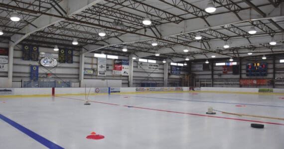 The Kevin Bell Arena ice rink is photographed on Sept. 29, 2022, in Homer, Alaska. (Photo by Charlie Menke/Homer News)