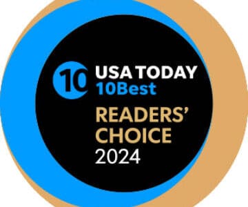 USA Today 10Best Readers' Choice Awards 2024 logo. Photo courtesy of USA Today