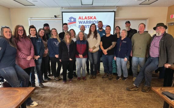 Photo provided by the Homer Foundation
Alaska Warrior Partnership held a community partnership meeting in Homer at the Kenai Peninsula Campus last Wednesday.