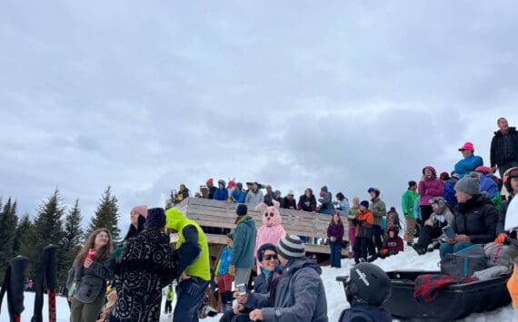 Spectators watch the 2022 RopeTowPalooza.  The 2023 event was cancelled due to weather.  Photo provided by Sarah Banks.
