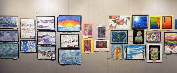 Artwork by local Homer youth is on display in Homer Council on the Arts' annual Jubilee art exhibit through April. Photo provided by Homer Council on the Arts
