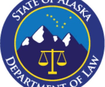 State of Alaska Department of Law logo. Photo courtesy of the State of Alaska Department of Law