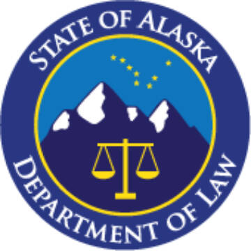 State of Alaska Department of Law logo. Photo courtesy of the State of Alaska Department of Law