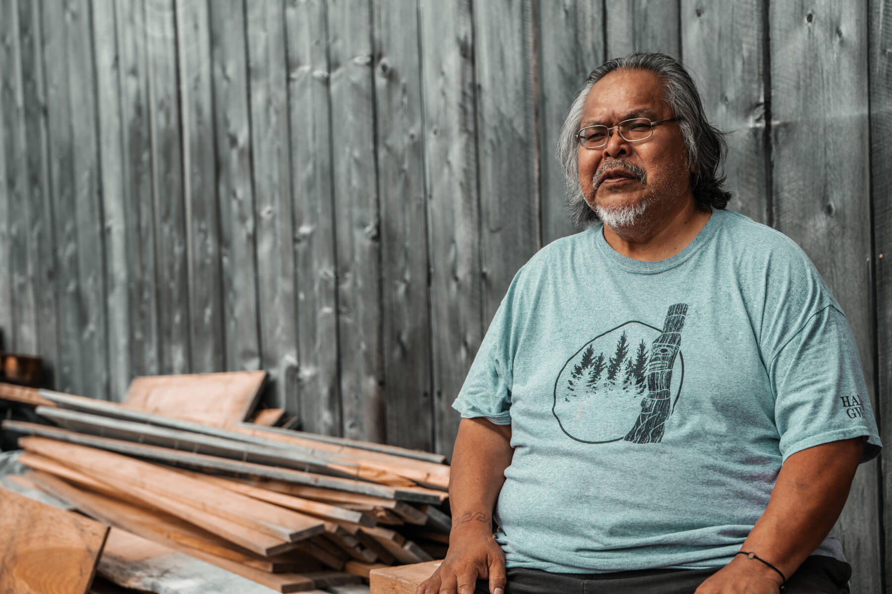 Joel Jackson is the President of the Organized Village of Kake. He has long dreamed of creating a cultural healing center near the community  a dream that is now moving toward fruition. Photo courtesy of Tyler Bell