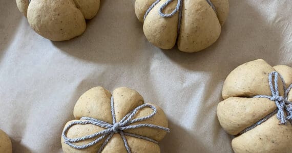 These satisfying spiced bagels aren't sweet on their own, but pair well with a honey walnut cream cheese to please any sweet tooth. (Photo by Tressa Dale/Peninsula Clarion)