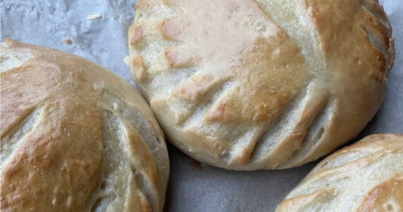 Crusty and firm bread bowls are best for brothy soups, or make them pillowy soft for thicker stews. Photo by Tressa Dale/Peninsula Clarion