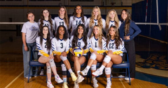 The 2025-2026 Homer High School varsity volleyball team. Photo provided by Brenna Dornellas