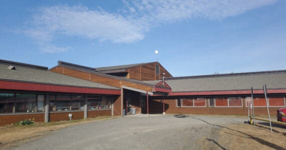 Nikolaevsk School is photographed on Thursday, April 3, 2025, in Nikolaevsk, Alaska. (Delcenia Cosman/Homer News)