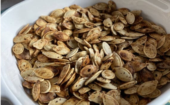 Roasted pumpkin seeds are packed with healthy fats and antioxidants and are a perfect snack for fueling growing brains and bodies. Photo by Tressa Dale/Peninsula Clarion
