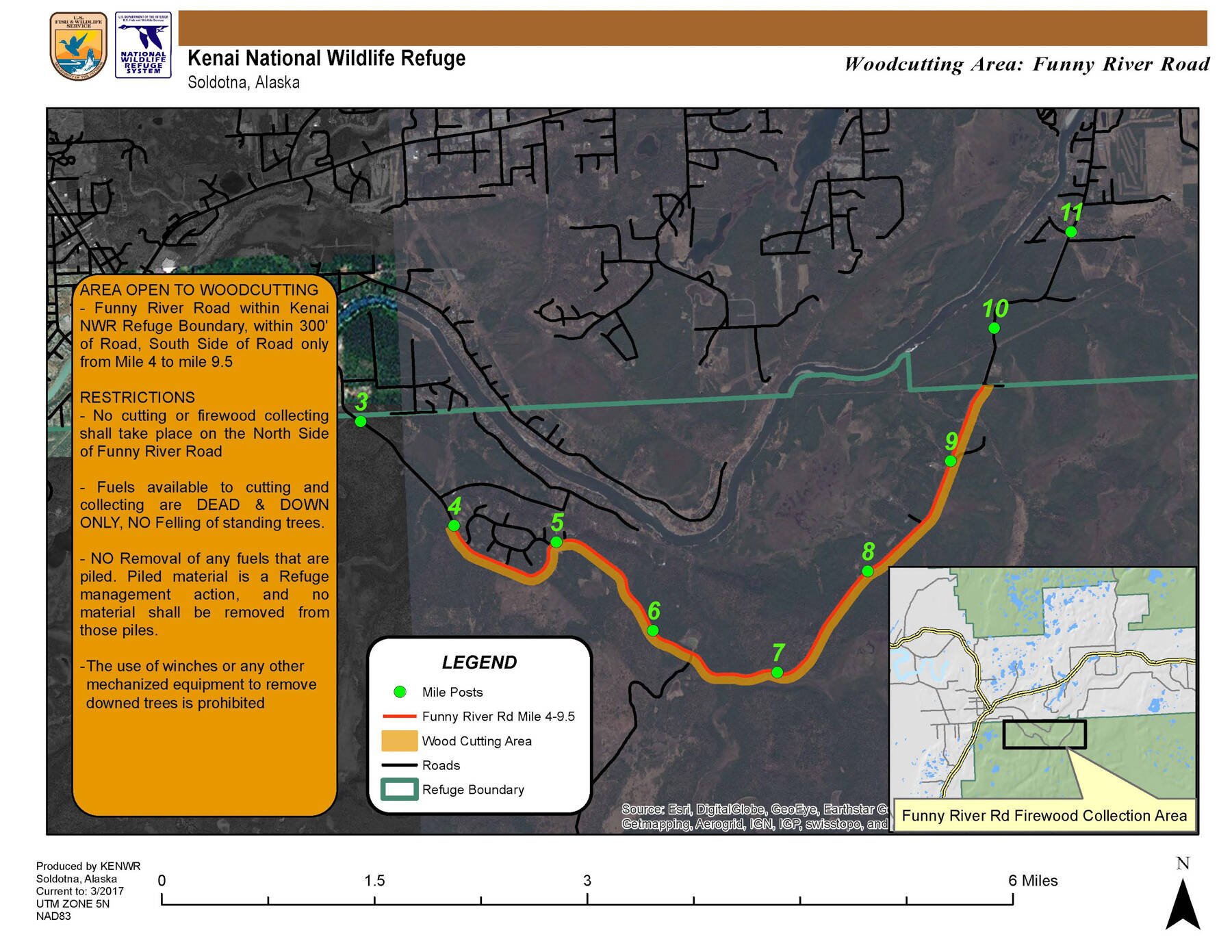 The Kenai National Wildlife Refuge on Monday released maps showing areas open to woodcutting by permit beginning on Nov. 19, 2025.