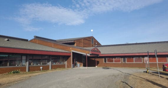 Nikolaevsk School is photographed on Thursday, April 3, 2025, in Nikolaevsk, Alaska. (Delcenia Cosman/Homer News)