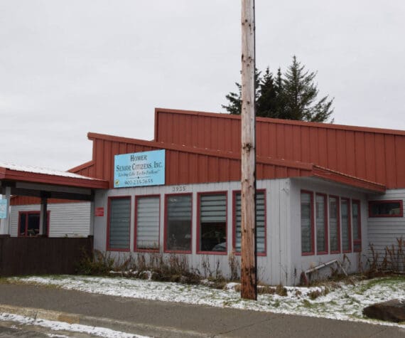 The Homer Senior Citizens, Inc., facility is photographed on Nov. 14, 2025, on Svedlund Street in Homer, Alaska. (Delcenia Cosman/Homer News)