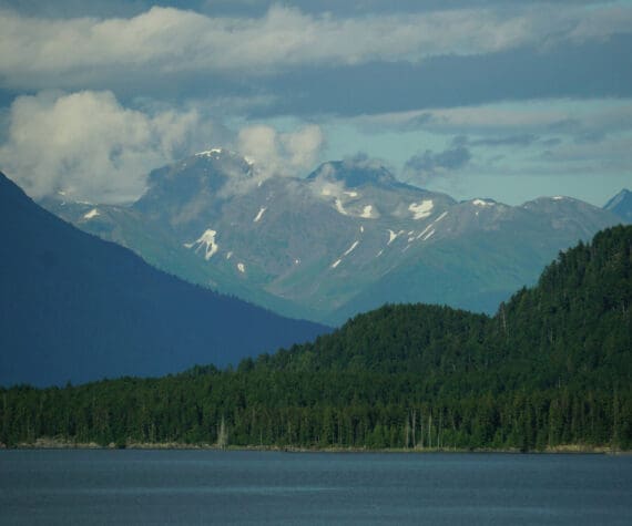 The U.S. Forest Service Porcupine Campground offers gorgeous views of the Kenai Mountains and Turnagain Arm, as seen here on July 20, 2020, near Hope, Alaska. (Photo by Michael Armstrong/Homer News)