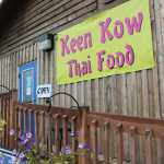 Keen Kow Thai Food, located at 66873 Robin Ave in Ninilchik, has an extensive lunch and dinner menu and is open six days a week.
