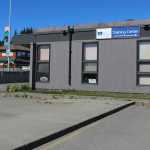 The Exchange operates out of the South Peninsula Hospital Training Center on Pioneer Avenue. People coming to exchange syringes enter through the door at the back of the building, which allows them to come into the building without being seen from the street.