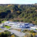 An aerial photo taken in 2014 shows the current South Peninsula Hospital campus, which has grown significantly since the location first opened in 1977.