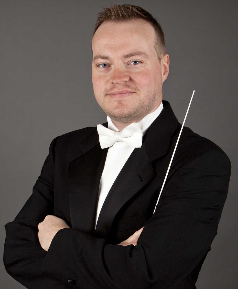 David Jacobs, director of orchestral studies at the University of Oregon and conductor of the UO Symphony Orchestra, will conduct the first two pieces of at the Kenai Peninsula Orchestra gala concerts.