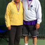Donna and Dan Holleman won gold in mixed doubles in pickleball in the age 65-69 category at the Alaska Senior Games in Fairbanks Aug. 16-18. Donna also won silver in women's doubles age 65-69 category with Dru Renschler. Dan won gold in men's doubles age 55-59 category and gold in men's singles in the age 75-79 category.