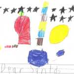 Kameron Rogers: Dear Santa, thank you for the toys! Did you see the list of presents at my house? I hope you can bring me one please.