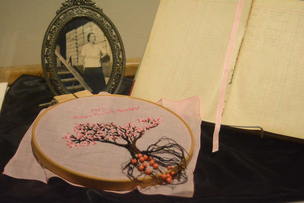 Lynn Marie Naden's "Ladia's Ledger" was inspired by her grandmother's ledger for a fruit orchard.