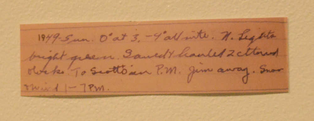Mae Remme's "Northern Lights" was inspired by a Drew family diary entry that said "N. lights. Bright garden."