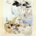 Jessie Merriam's "In the Garden" was inspired by a 1931 entry from Elizabeth Smith's diary: "Spaded garden - nasty day - found skull."