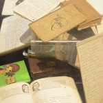 Some of the diaries and journals in the Pratt Museum's collection.