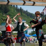 Sylvia and Annabelle Decorso dance a traditional Celtic dance during last year’s Highland Games.