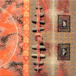 Detail of one of her reliquary pieces, “Vein #4.”-Photo by Michael Armstrong, Homer News