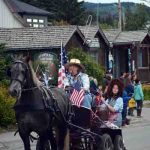 Kiki Abrahamson drives her horse and buggy.-Photo by Michael Armstrong