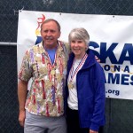 Jeff Sharp, left, and Janie Leask