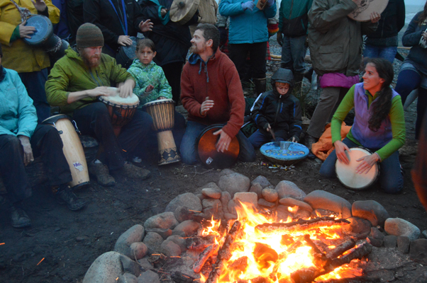 Drumming.-photo by Michael Armstrong