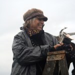 Mavis Muller speaks at Sunday’s Burning Basket.-photo by Michael Armstrong