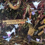 People left mementoes on the basket.-photo by Michael Armstrong