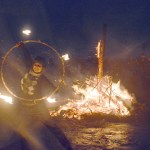 The event went as planned, with fire dancers.-photo by Annie Rosenthal