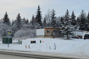 This photo taken on Friday, Dec. 4, shows the home and driveway where Homer Police say a man was assaulted about 5 a.m. Wednesday. The house is across the street from Paul Banks Elementary School.-Photo by Annie Rosenthal, Homer News