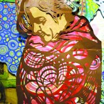 A piece by Desiree Hagen, in their show "Seven Years" at Bunnell Street Arts Center.