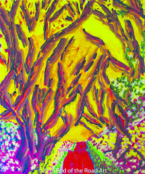 Work from the Science Fiction and Fantasy show at Ptarmigan Arts.