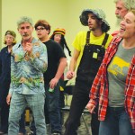 Brian Duffy, Mark Gagnon, Michael McKinney and Goedeck rehearse