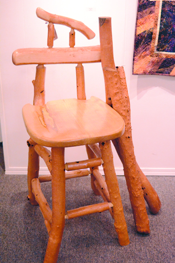 Lisa Krebs did the upholstery on this couch.