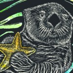 Amanda Brannon works in clay board engravings.-Image provided