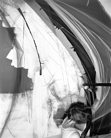 Lauren Semivan’s takes photos using a large format camera.-Photo provided