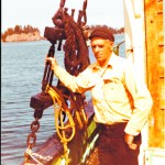 Clarence Fry aboard the Gemini, the re-named Western Flyer that author John Steinbeck once sailed on.-Photo by Cristy Fry