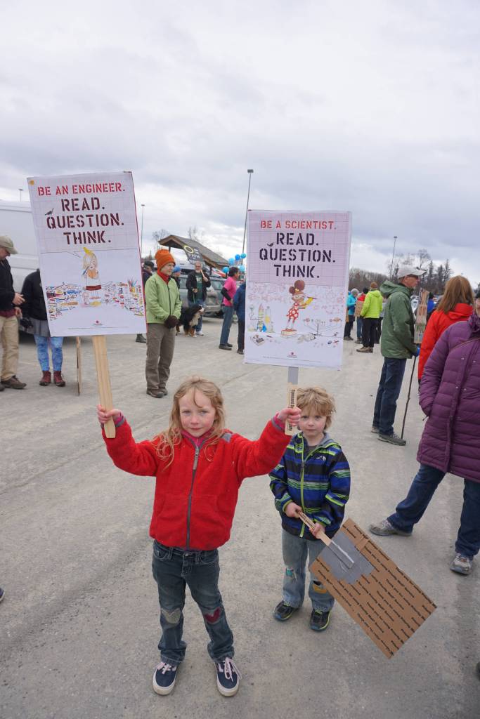 Hundreds march for science