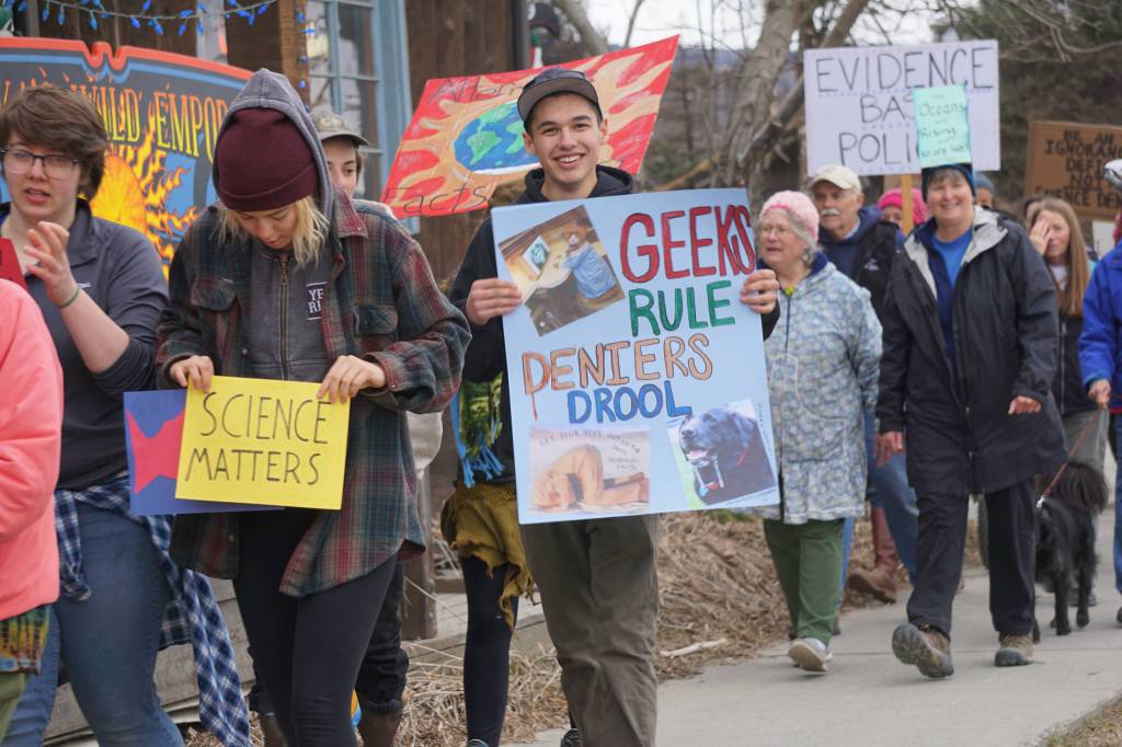Hundreds march for science