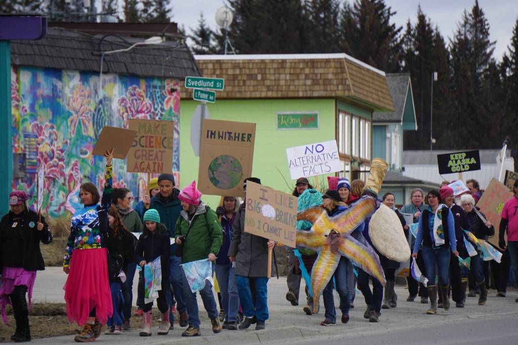 Hundreds march for science