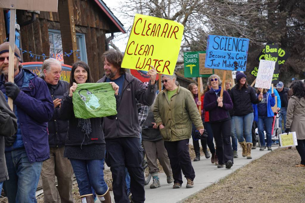 Hundreds march for science