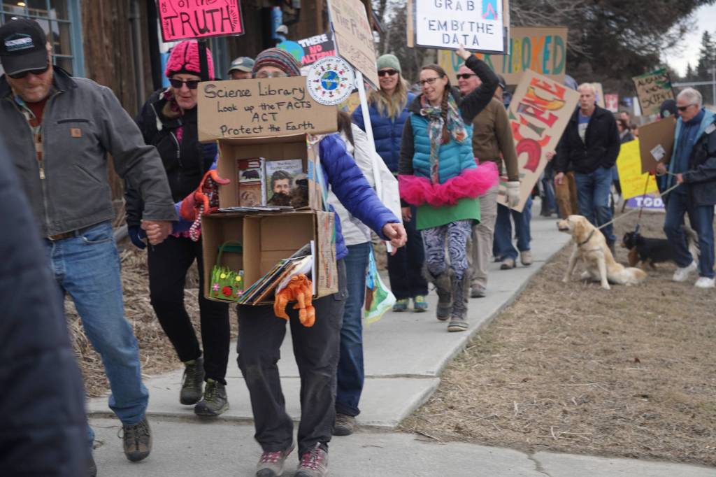 Hundreds march for science