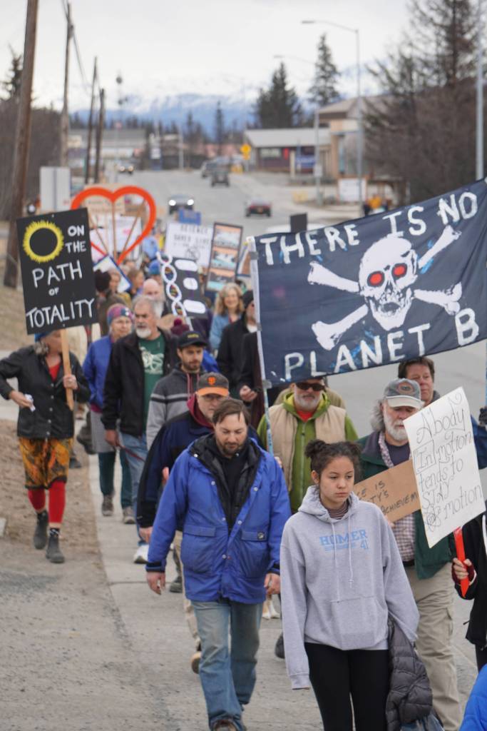 Hundreds march for science